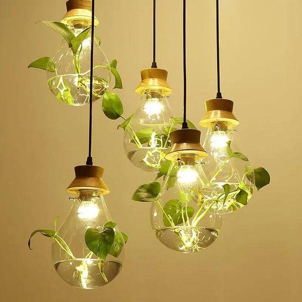 Hängelampe mit Pflanzeneinsatz Dschungel-Deko.de