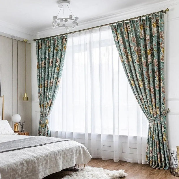 Dschungel Schlafzimmer Vorhang Dschungel-Deko.de