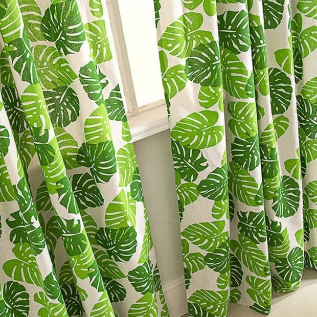 Grüner Blattvorhang Dschungel-Deko.de
