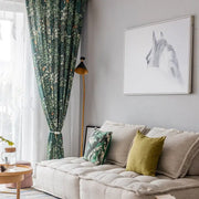 Doppelvorhang mit Dschungelmotiv Dschungel-Deko.de