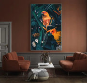 Dschungel Papagei Poster Dschungel-Deko.de