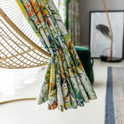 Bunter Dschungel-Vorhang Dschungel-Deko.de