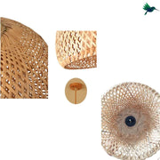 Hängelampe aus Bambus Dschungel-Deko.de