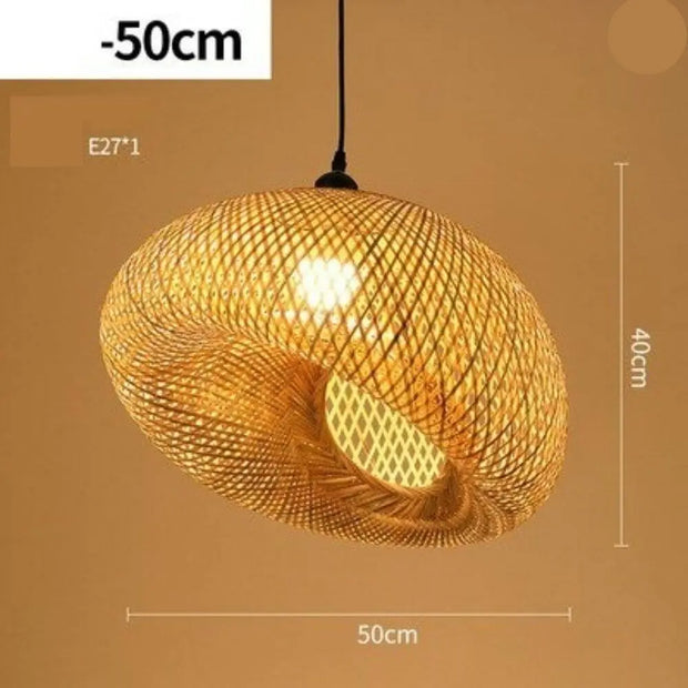 Bambus Hängeleuchte Dschungel-Deko.de