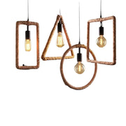 Hängelampe mit Seiloptik Dschungel-Deko.de