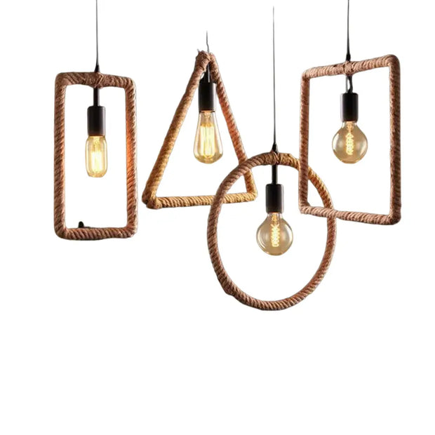 Hängelampe mit Seiloptik Dschungel-Deko.de