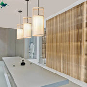 Bambus Hängelampe Dschungel-Deko.de