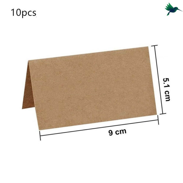 Tischkartenhalter Holz Rund Rustikale Dekoration - Dschungel-Deko.de