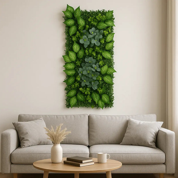 Künstliche Pflanzenwand Esszimmer Dschungel-Deko.de