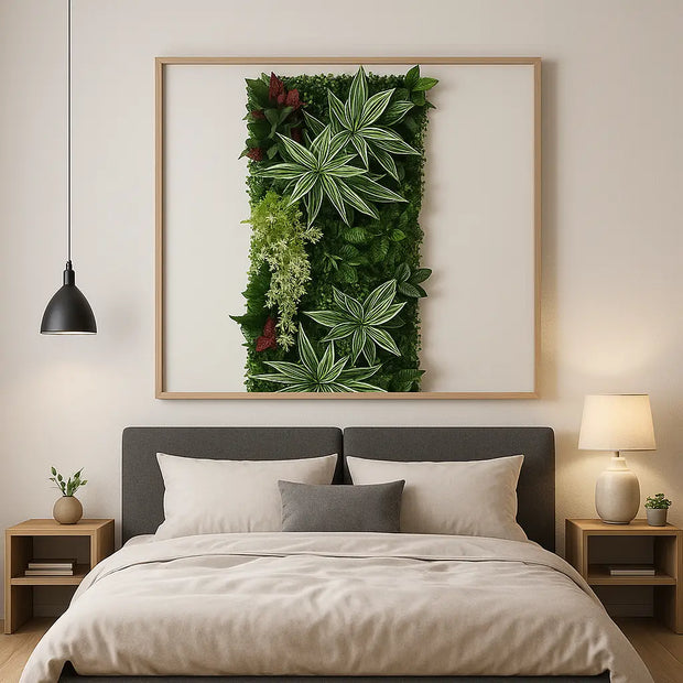 Künstliche grüne Wand für Innenräume Dschungel-Deko.de