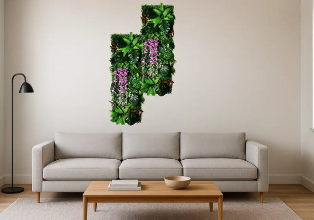 Künstliche Pflanzenwand Dschungel-Deko.de