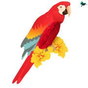 Tropische Papagei Papier Hängeleuchte Déco-Exotique