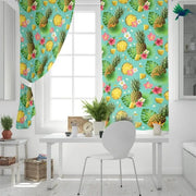 Tropischer Ananas Vorhang Dschungel-Deko.de