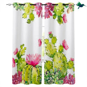 Kaktus-Vorhang mit Ösen Dschungel-Deko.de