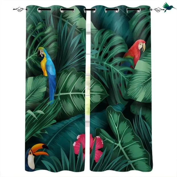 Jungle Motiv Vorhang Dschungel-Deko.de