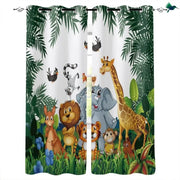 Baby Vorhang Dschungel-Motiv Dschungel-Deko.de