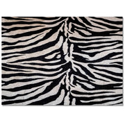 Zebra Teppich Exotisch - Tiermotiv Dschungeloptik - Dschungel-Deko.de