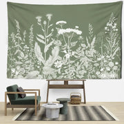 Minimalistische Dschungel-Tapete Dschungel-Deko.de