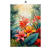 Bunter Dschungel-Poster Dschungel-Deko.de