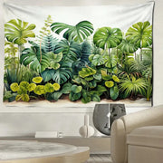 Tropische Blätter Wandbehang Dschungel-Deko.de