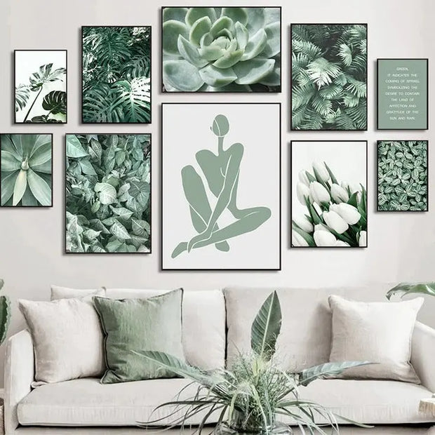 Jungle Pflanzen Poster Dschungel-Deko.de