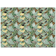 Dschungel Teppich Mit Papagei Und Blattwerk Motiv - Dschungel-Deko.de