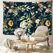 Vintage-Blumentapete Dschungel-Deko.de