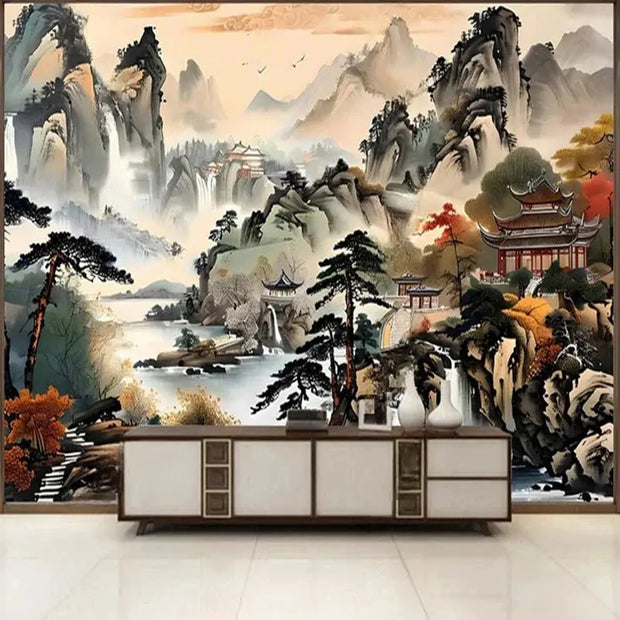 Dschungel Asien Tapete Dschungel-Deko.de