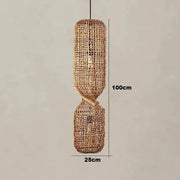 Hängelampe aus Rattan Dschungel-Deko.de