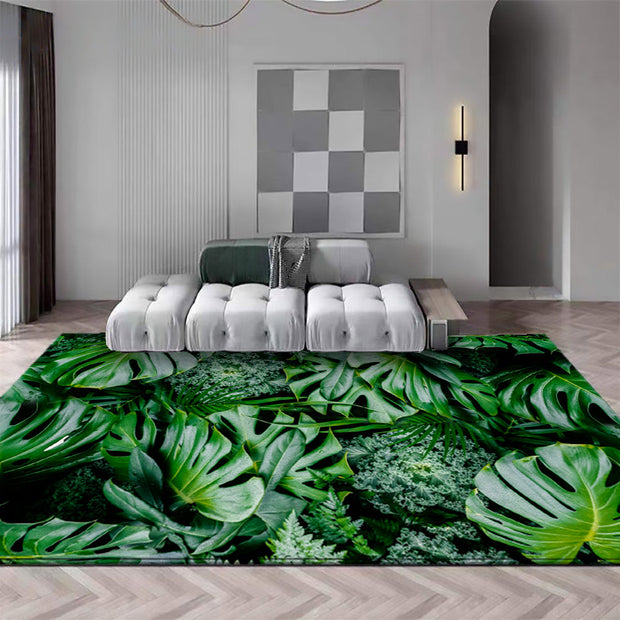 Teppich Dschungel Monstera Motiv - Dschungel-Deko.de