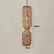 Hängelampe aus Rattan Dschungel-Deko.de