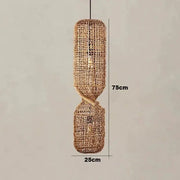 Hängelampe aus Rattan Dschungel-Deko.de