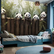 Panda-Tapete Dschungel-Deko.de