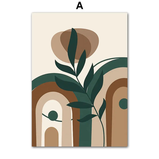 Abstrakte Dschungel-Wandkunst Dschungel-Deko.de