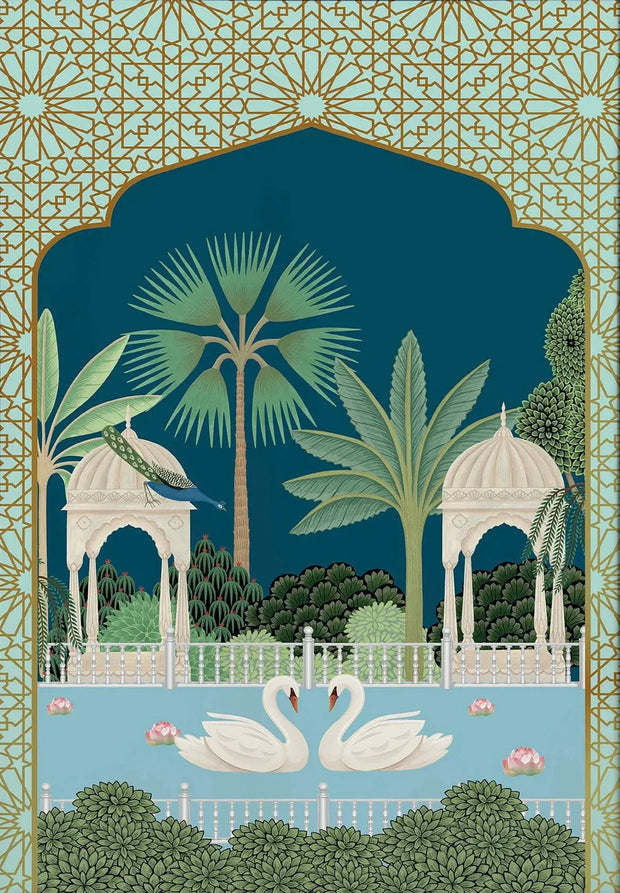 Poster Indischer Dschungel Dschungel-Deko.de