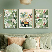 Poster Indischer Dschungel Dschungel-Deko.de