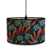 Lampen Schirm mit Blätter Muster Dschungel-Deko.de