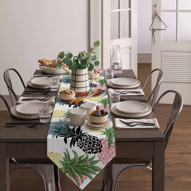 Tischläufer Tropischer Ananas Dschungel-Deko.de