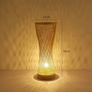 Bambus Tischlampe Dschungel-Deko.de