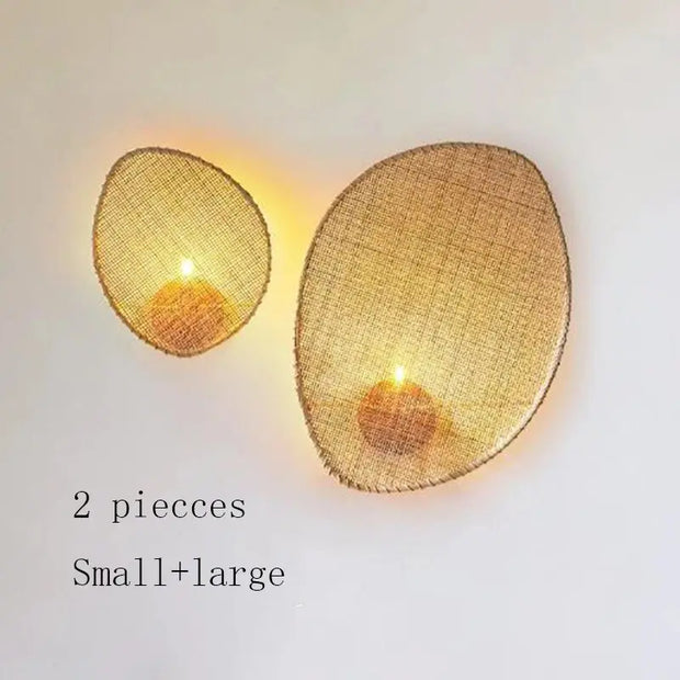 Rattan Wandlampe Naturfaser Dschungel-Deko.de