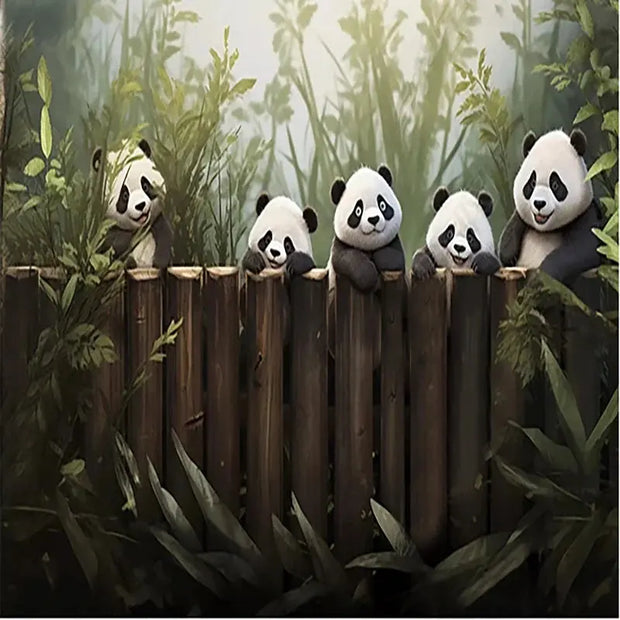 Panda-Tapete Dschungel-Deko.de