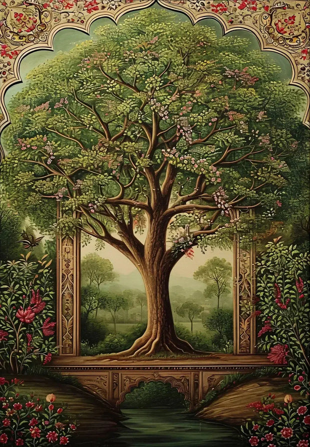 Poster Indischer Dschungel Dschungel-Deko.de