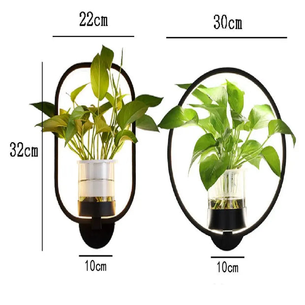 Wandleuchte Pflanze Design Dschungel-Deko.de