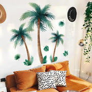 Palmenaufkleber Wohnzimmer Dschungel-Deko.de