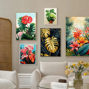 Bunter Dschungel-Poster Dschungel-Deko.de