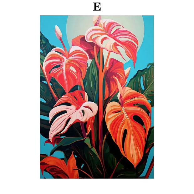 Bunter Dschungel-Poster Dschungel-Deko.de