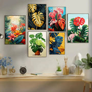 Bunter Dschungel-Poster Dschungel-Deko.de