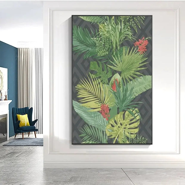 Dschungel-Blätter Poster Dschungel-Deko.de