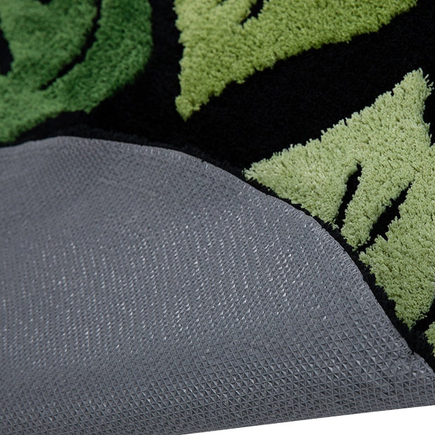 Runder Dschungel Teppich Exotisches Motiv - Dschungel-Deko.de