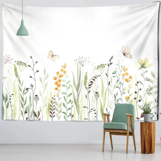 Zarte Wiesen Wandbehang Dschungel-Deko.de